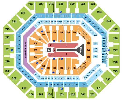 Mortgage Matchup Center Maroon 5 Seating Chart
